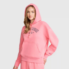 Fleece Hoodie, Satin Applique