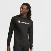 Classic Graphic Long-Sleeve T-Shirt, Script Logo
