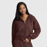 Cropped Zip-Up Hoodie