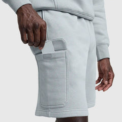 8" Fleece Cargo Short, C Logo