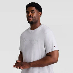 Classic Graphic T-Shirt, Tonal Script Logo - Big & Tall