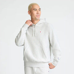Reverse Weave Small C Hooded Sweatshirt