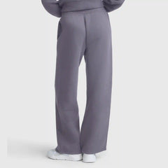 Wide Leg Fleece Sweatpants, C Logo