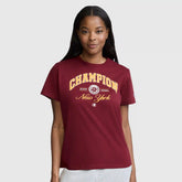 New York Flower Graphic T-Shirt