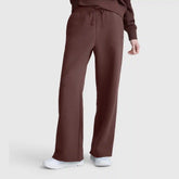 Wide Leg Fleece Sweatpants, C Logo