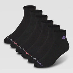 6Pk Women's Cushion High Quarter
