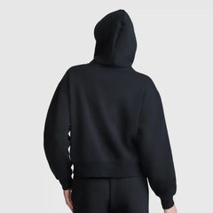 Cropped Zip-Up Hoodie
