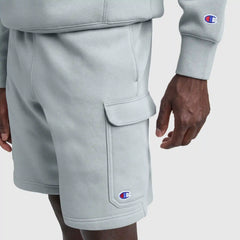 8" Fleece Cargo Short, C Logo