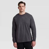 Classic Long Sleeve T-Shirt, Embroidered C Logo - Big & Tall