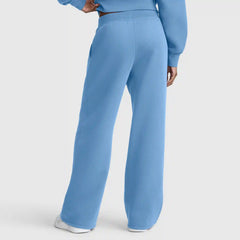 Wide Leg Fleece Sweatpants, C Logo
