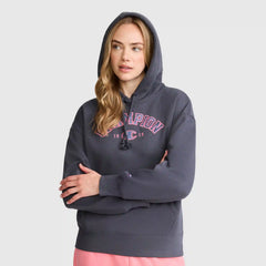 Fleece Hoodie, Satin Applique