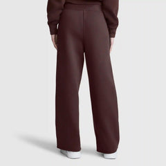 Wide Leg Fleece Sweatpants, C Logo