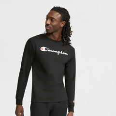 Classic Graphic Long-Sleeve T-Shirt, Script Logo