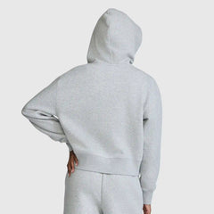Cropped Zip-Up Hoodie