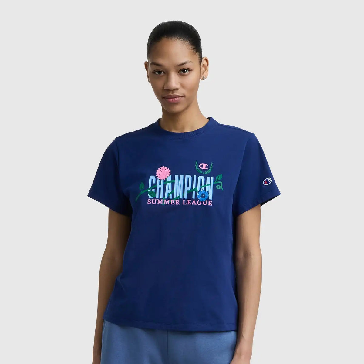 Summer League Graphic T-Shirt, C  Logo