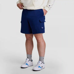 8" Fleece Cargo Short, C Logo - Big & Tall