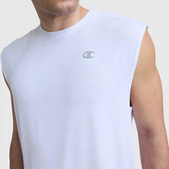 Sport Crewneck Muscle Tee, Script Logo