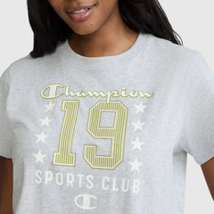 Sports Club "19" with Stars Graphic T-Shirt