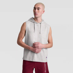 Sleeveless Hoodie, Embroidered C Logo