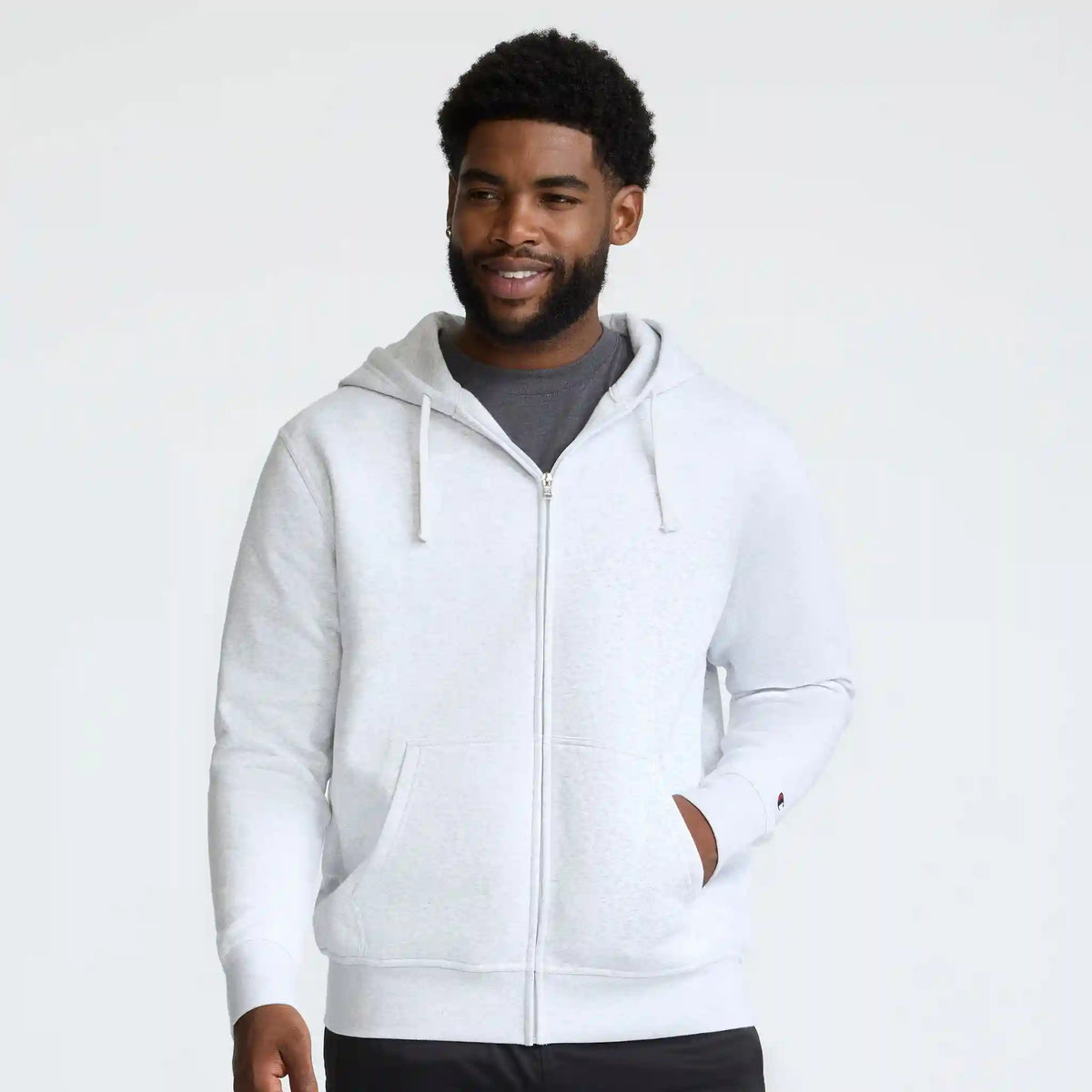 Powerblend Full-Zip Hoodie, C Logo - Big & Tall