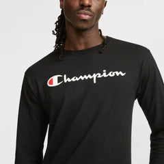 Classic Graphic Long-Sleeve T-Shirt, Script Logo