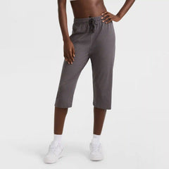 Lightweight Lounge Capri Pants, C Logo