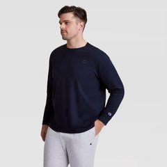 Classic Long Sleeve T-Shirt, Embroidered C Logo - Big & Tall