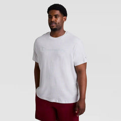 Classic Graphic T-Shirt, Tonal Script Logo - Big & Tall