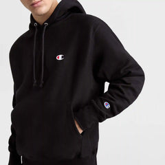 Reverse Weave Small C Hooded Sweatshirt