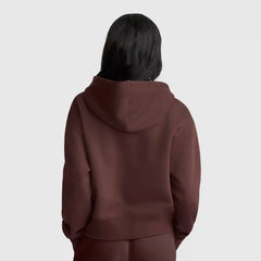 Cropped Zip-Up Hoodie