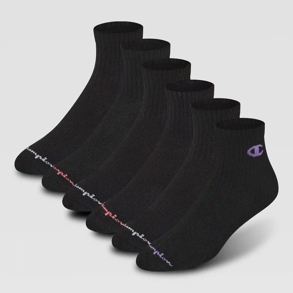 6Pk Women's Cushion High Quarter