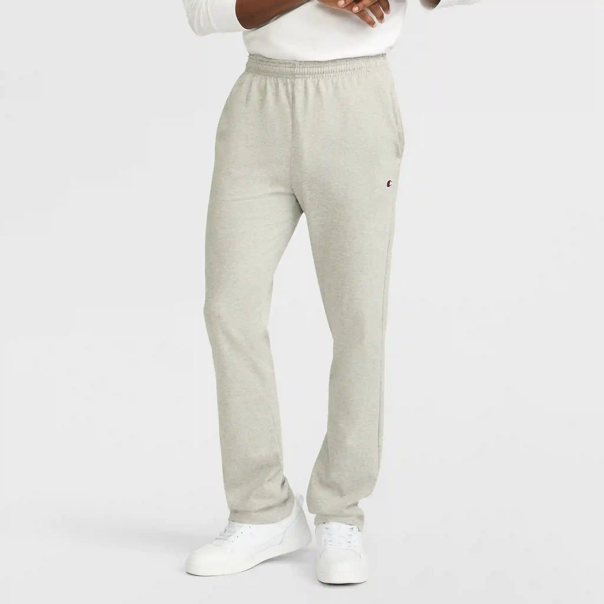 Lightweight Lounge Pants, Open Hem, C Logo