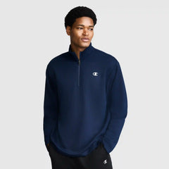 Sport Long Sleeve 1/4 Zip Mockneck, C Logo