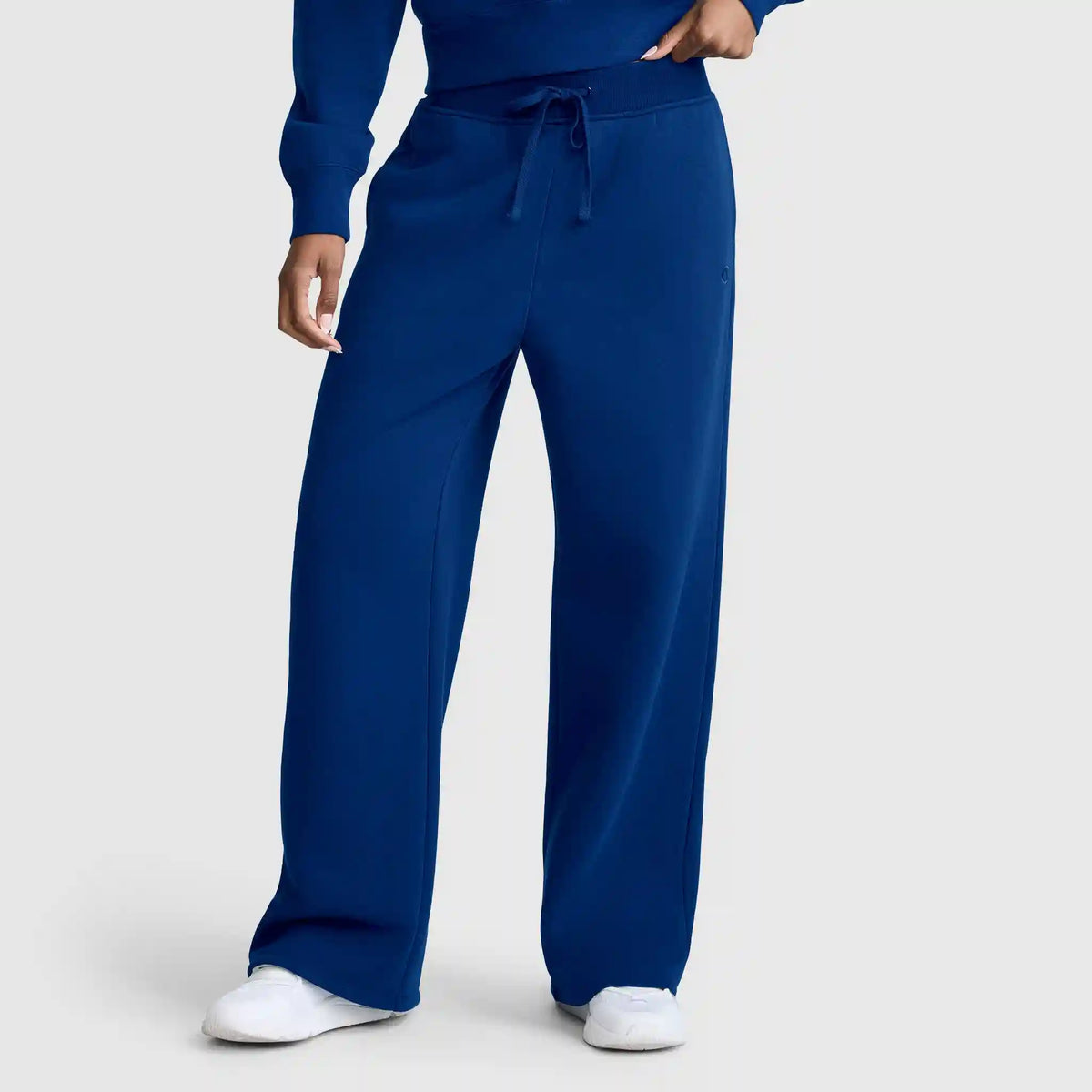 Wide Leg Fleece Sweatpants, C Logo