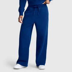 Wide Leg Fleece Sweatpants, C Logo