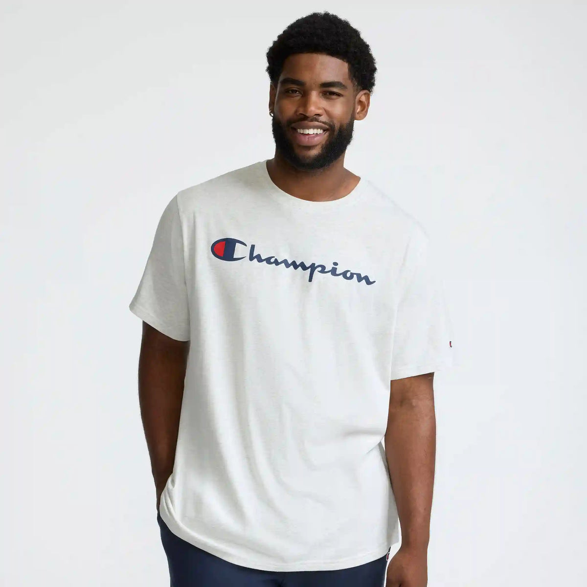 Classic Graphic T-Shirt, Script Logo - Big & Tall