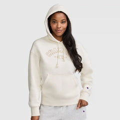 Fleece Hoodie, Satin Applique