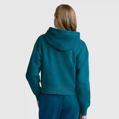 Cropped Zip-Up Hoodie