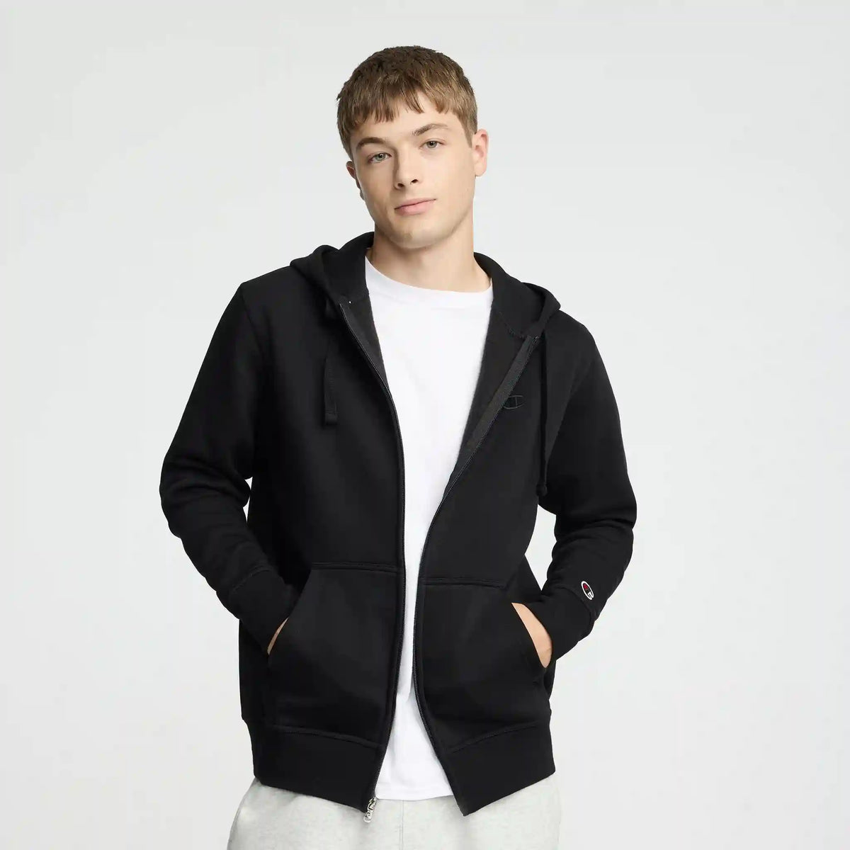 Powerblend Full-Zip Hoodie, C Logo