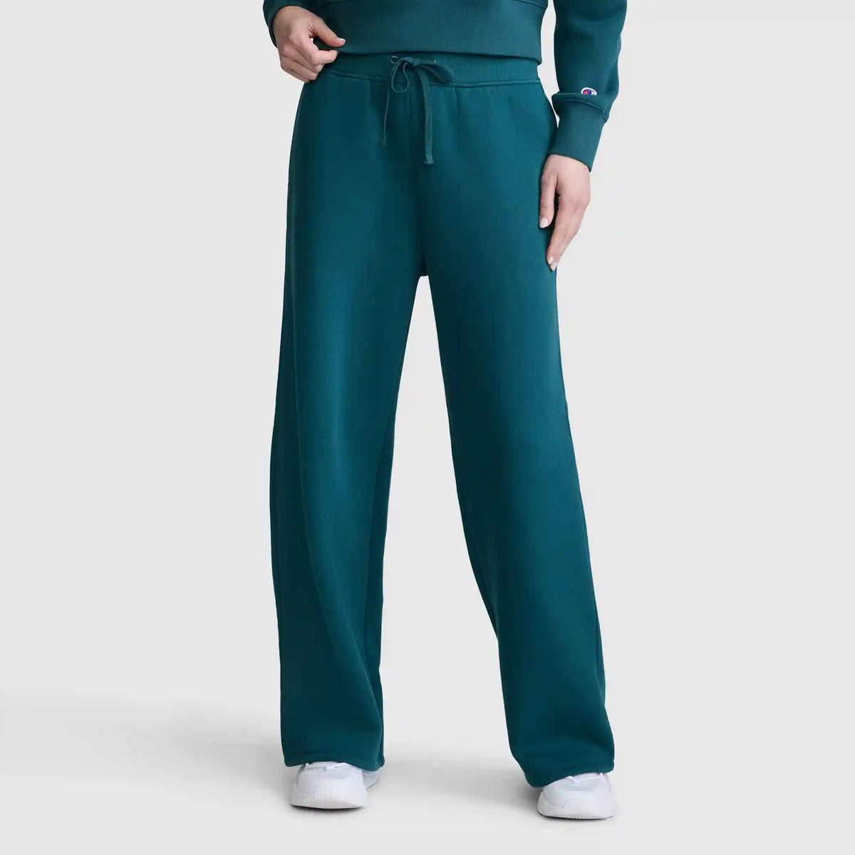 Wide Leg Fleece Sweatpants, C Logo