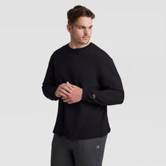 Classic Long Sleeve T-Shirt, Embroidered C Logo - Big & Tall
