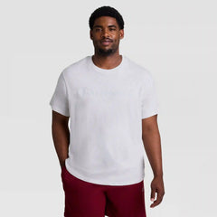 Classic Graphic T-Shirt, Tonal Script Logo - Big & Tall
